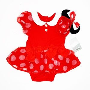 Disney Minnie Mouse Red Onesie